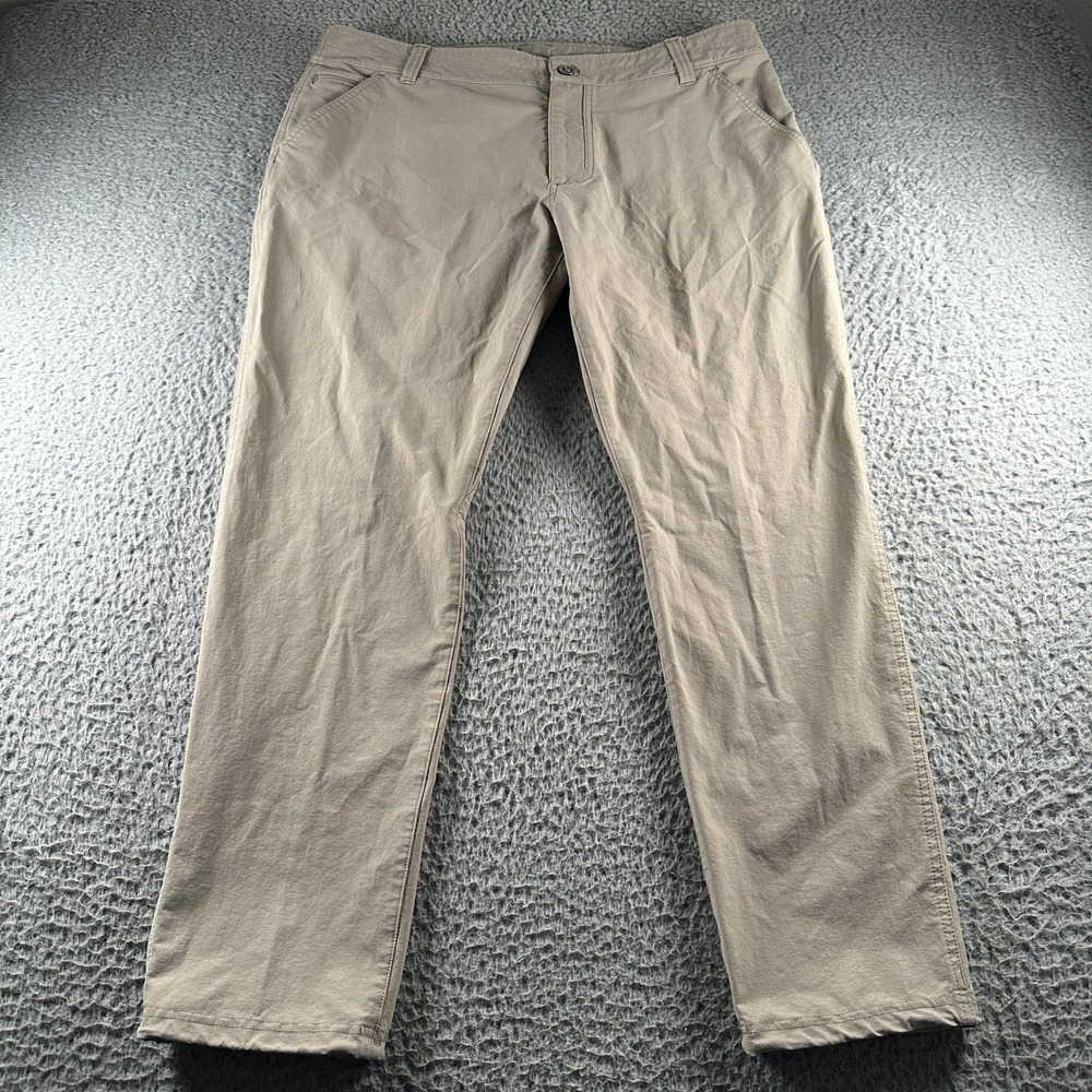 KUHL‎ Resistor Chino Pants Mens 38x30 Stretch Performance Beige Hiking Outdoors